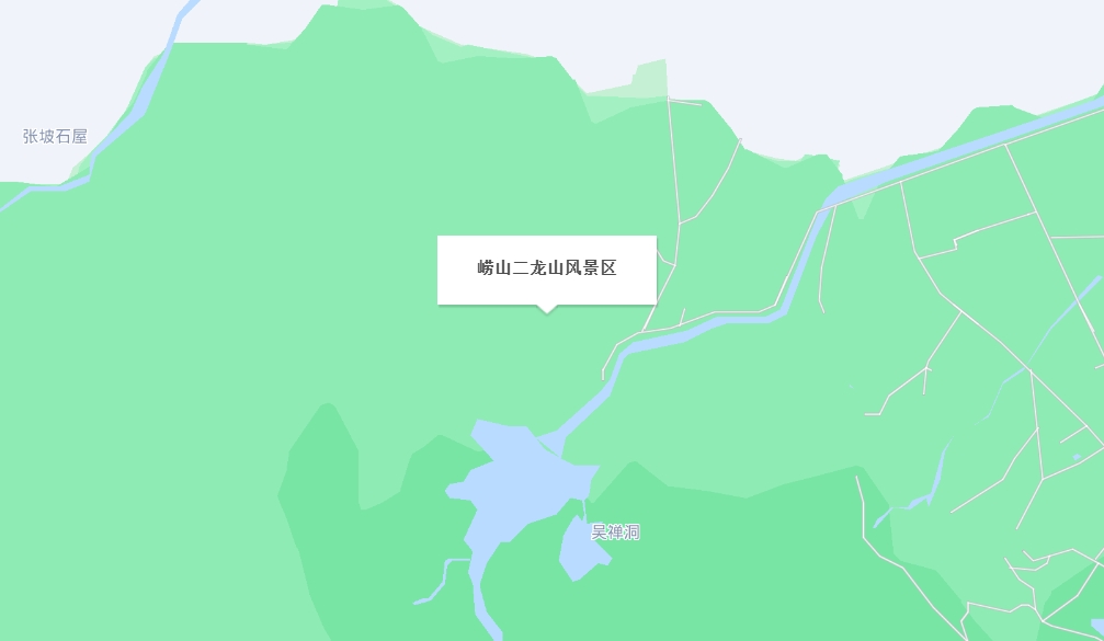 二龙山景区导览图